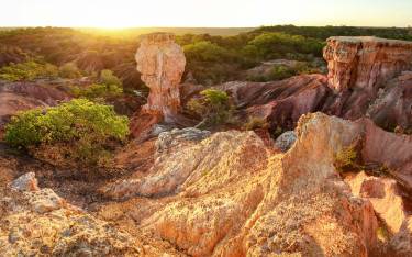 Sandstone formations