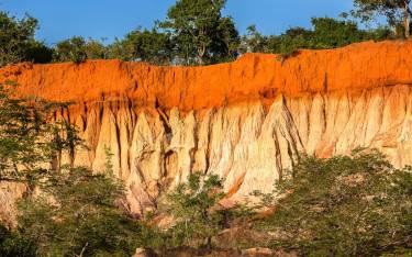 Sandstone canyon known as Hell's Kitchen or Marafa Depression