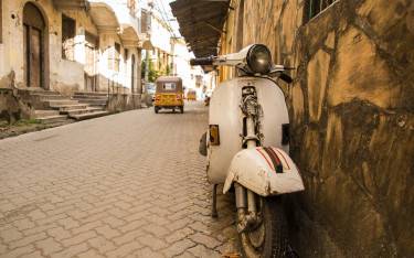Narrow alley in the Swahili Old Town