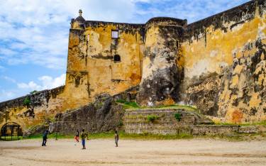 The 16th-century Fort Jesus in the Old Town
