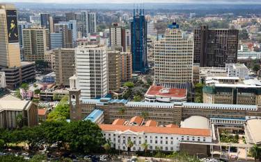 City view with the Nairobi City Council
