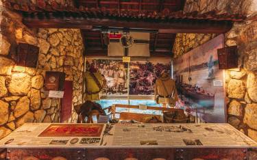 Displays in the Taita Hills WWI Museum