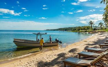 Resort on Takawiri Island on Lake Victoria