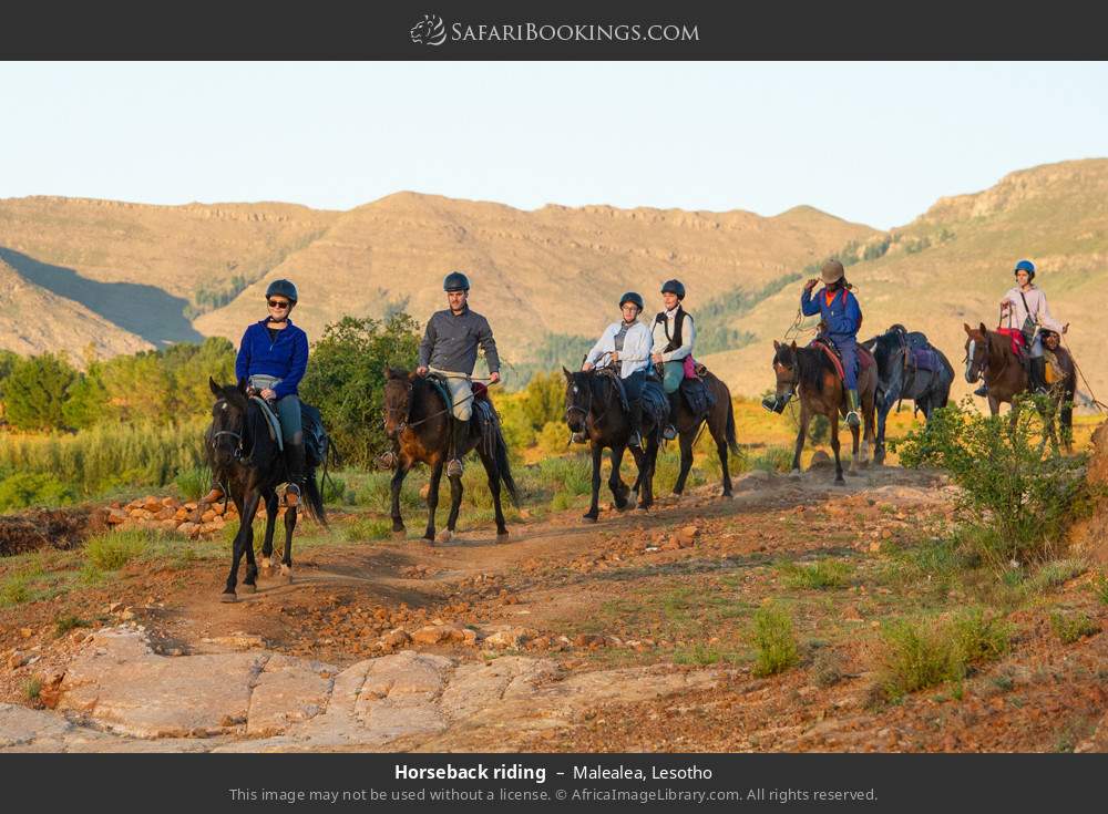 Horseback riding in Malealea, Lesotho