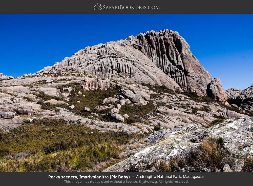 Rocky scenery, Imarivolanitra (Pic Boby) in Andringitra National Park, Madagascar