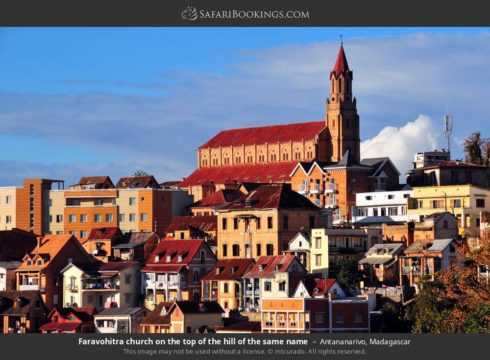 Faravohitra church on the top of the hill of the same name in Antananarivo, Madagascar