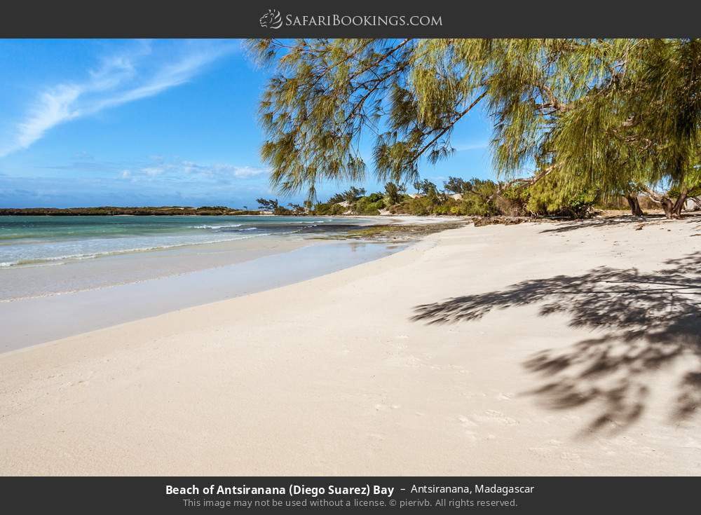 Beach of Antsiranana (Diego Suarez) Bay in Antsiranana, Madagascar