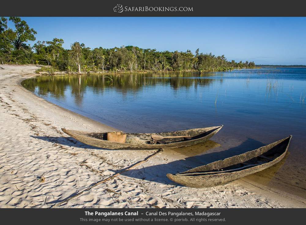 The Pangalanes Canal in Canal Des Pangalanes, Madagascar