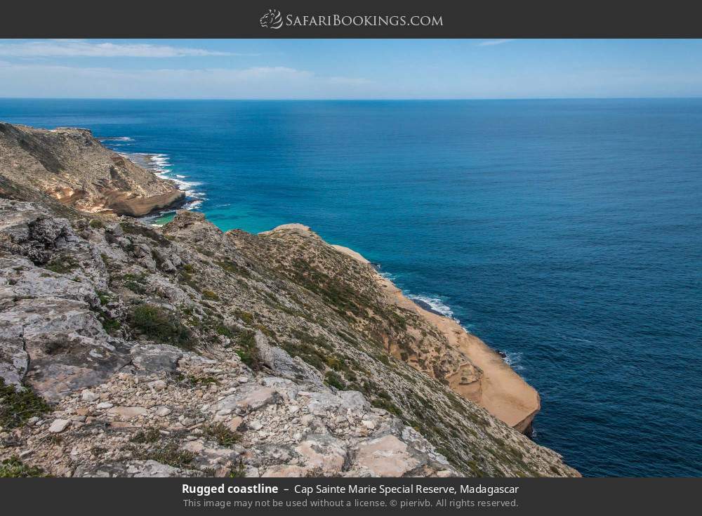 Rugged coastline in Cap Sainte Marie Special Reserve, Madagascar