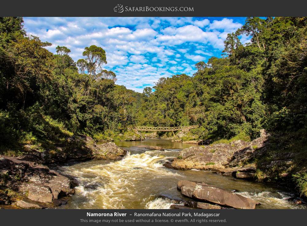 Namorona River in Ranomafana National Park, Madagascar