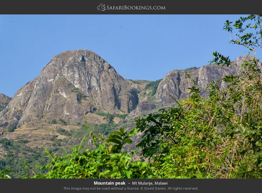 Mountain peak in Mt Mulanje, Malawi