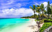 White sandy beach