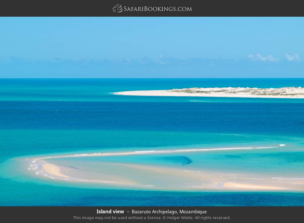 Island view in Bazaruto Archipelago, Mozambique