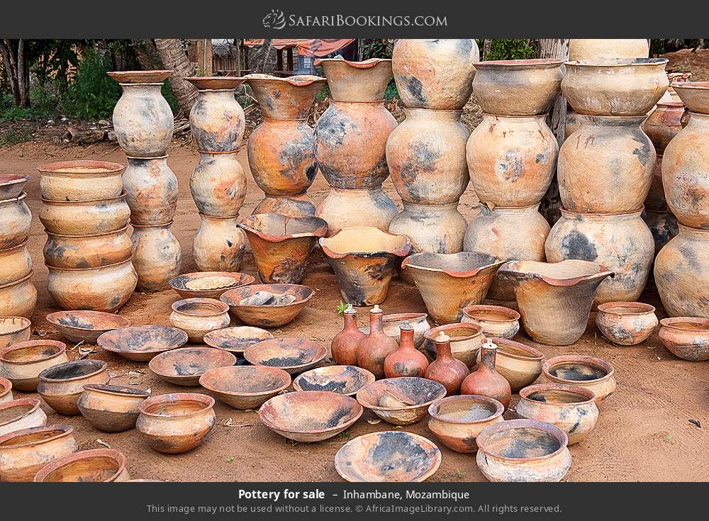 Pottery for sale in Inhambane, Mozambique