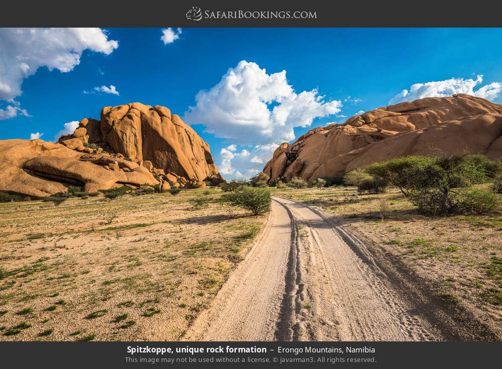 Spitzkoppe, unique rock formation in Erongo Mountains, Namibia
