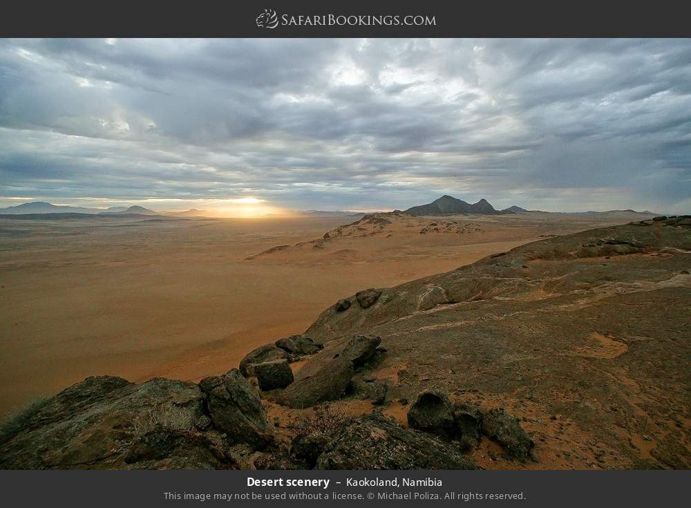 Desert scenery in Kaokoland, Namibia