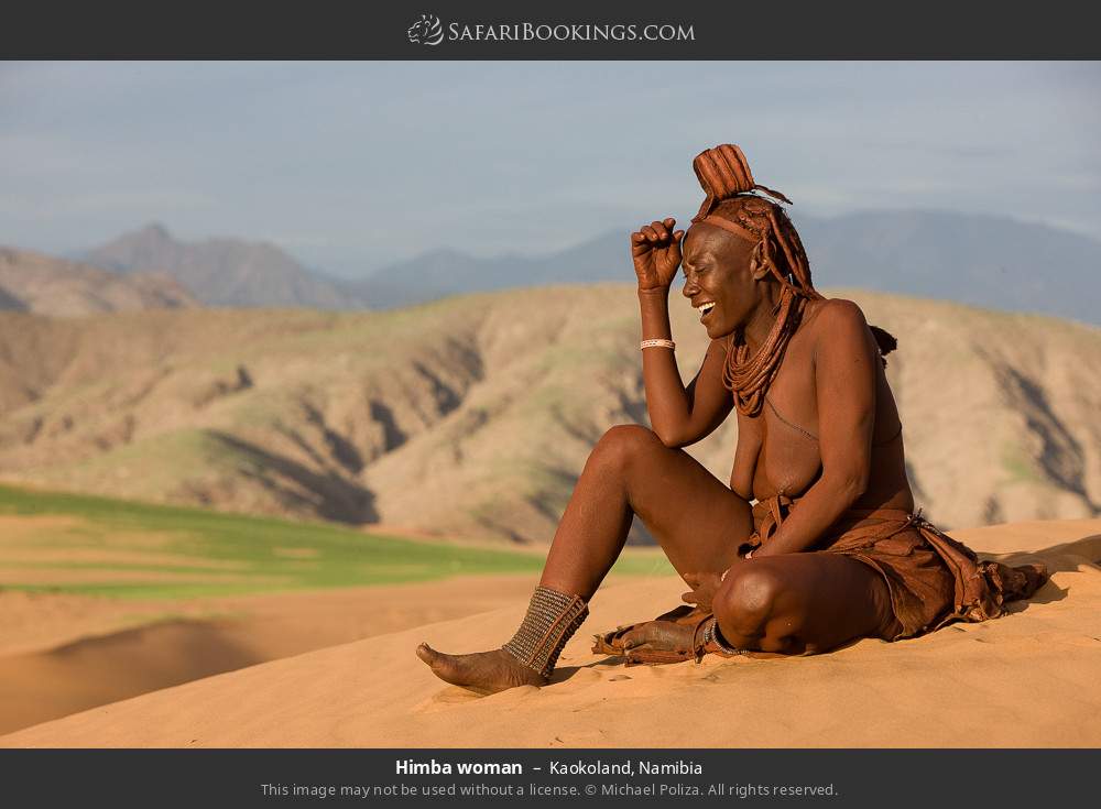 Himba woman in Kaokoland, Namibia