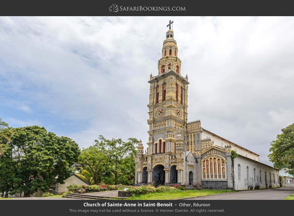 Church of Sainte-Anne in Saint-Benoit in Other, Réunion