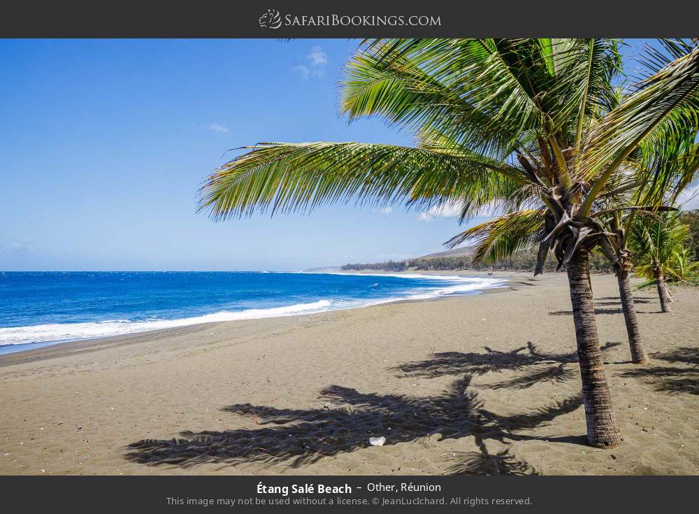 Étang Salé Beach in Other, Réunion