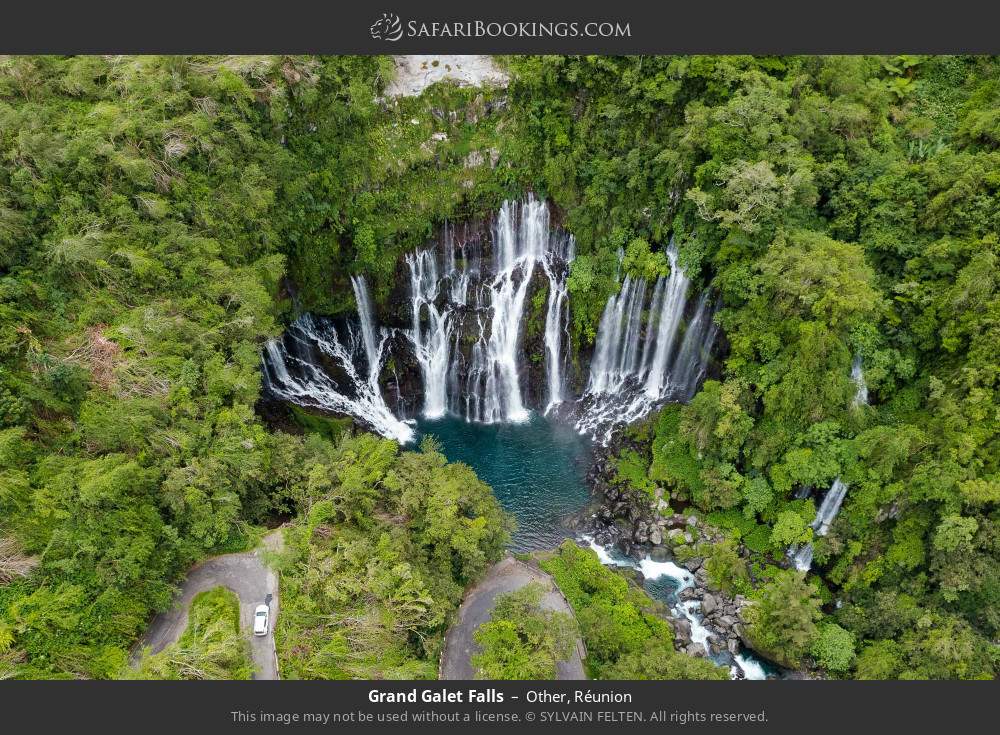 Grand Galet Falls in Other, Réunion