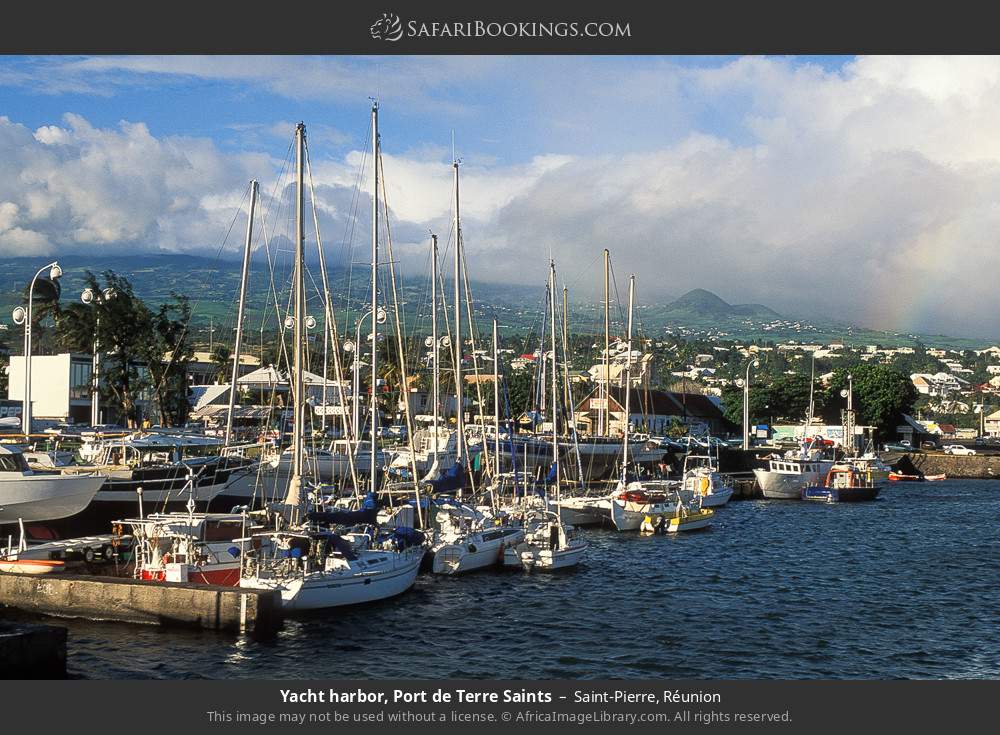 Yacht harbor, Port de Terre Saints in Saint-Pierre, Réunion