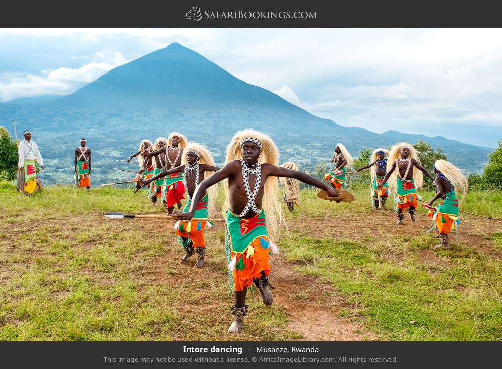 Intore dancing  in Ruhengeri, Rwanda