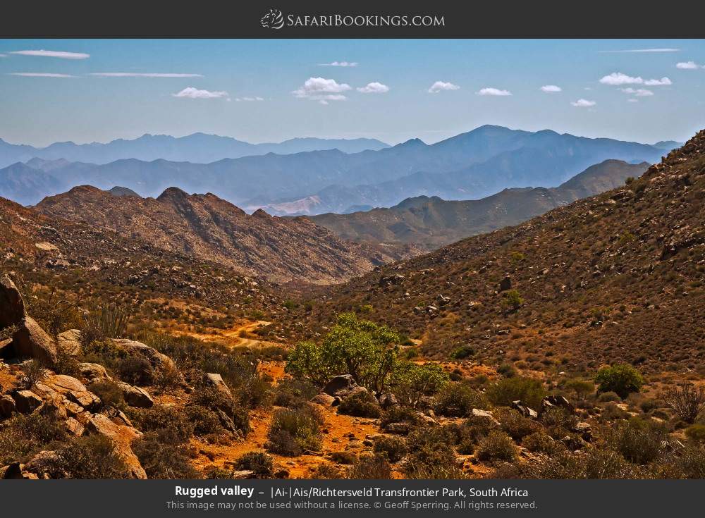 Rugged valley in |Ai-|Ais/Richtersveld Transfrontier Park, South Africa
