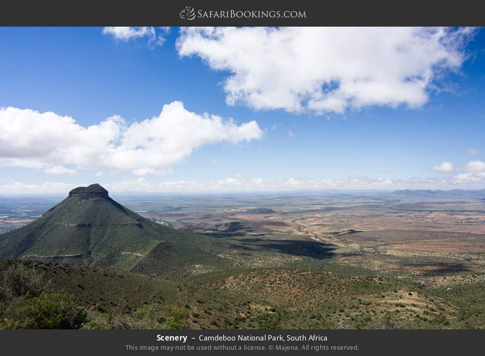 Scenery in Camdeboo National Park, South Africa