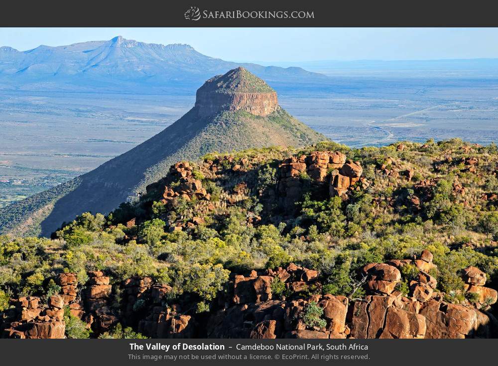 The Valley of Desolation in Camdeboo National Park, South Africa