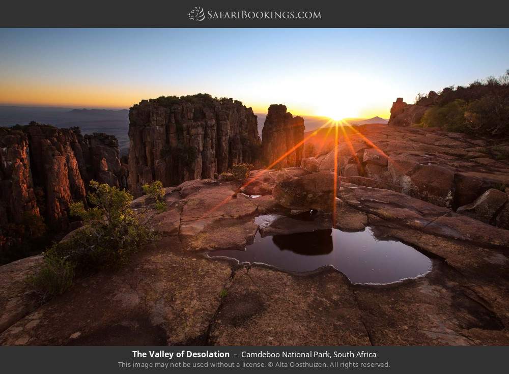 The Valley of Desolation in Camdeboo National Park, South Africa