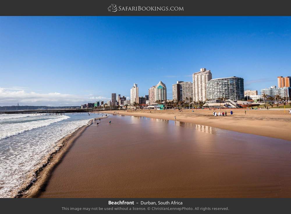 Beachfront in Durban, South Africa