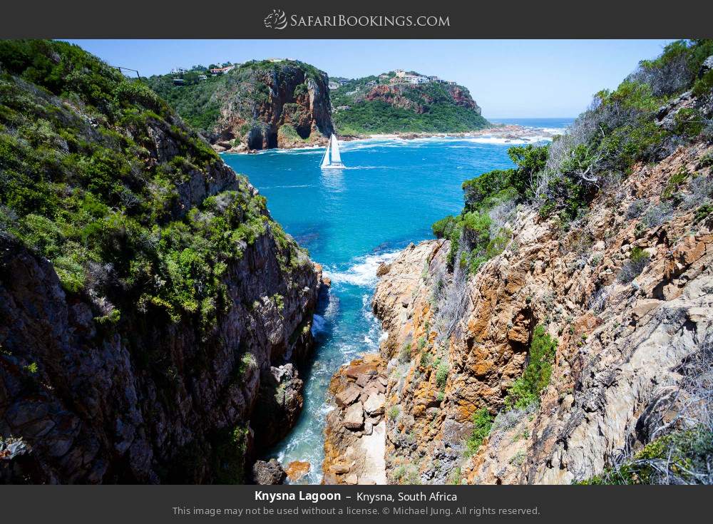 Knysna Lagoon in Knysna, South Africa