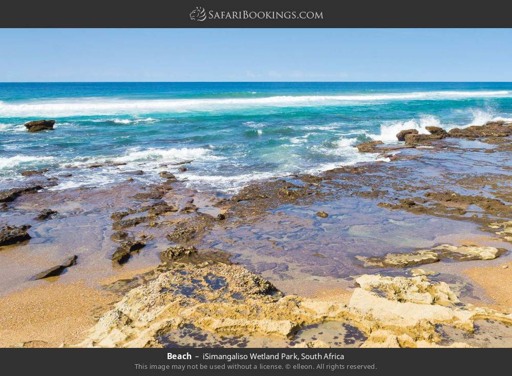 Beach in iSimangaliso Wetland Park, South Africa