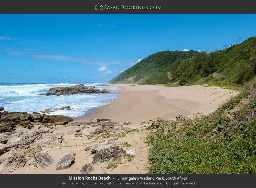 Mission Rocks Beach in iSimangaliso Wetland Park, South Africa