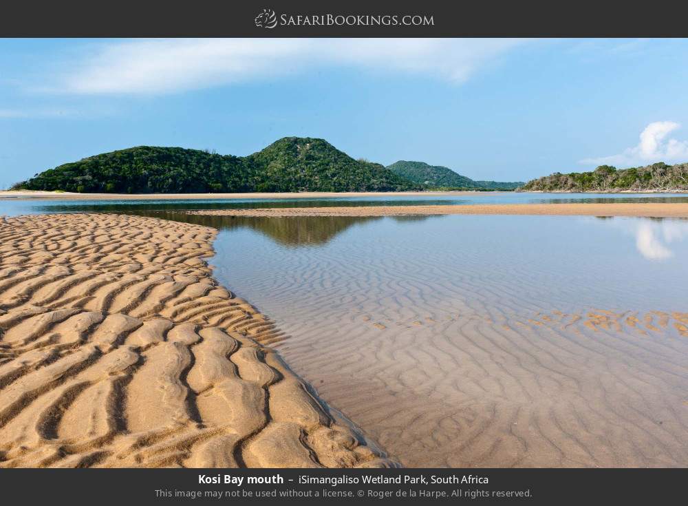 Kosi Bay mouth in iSimangaliso Wetland Park, South Africa