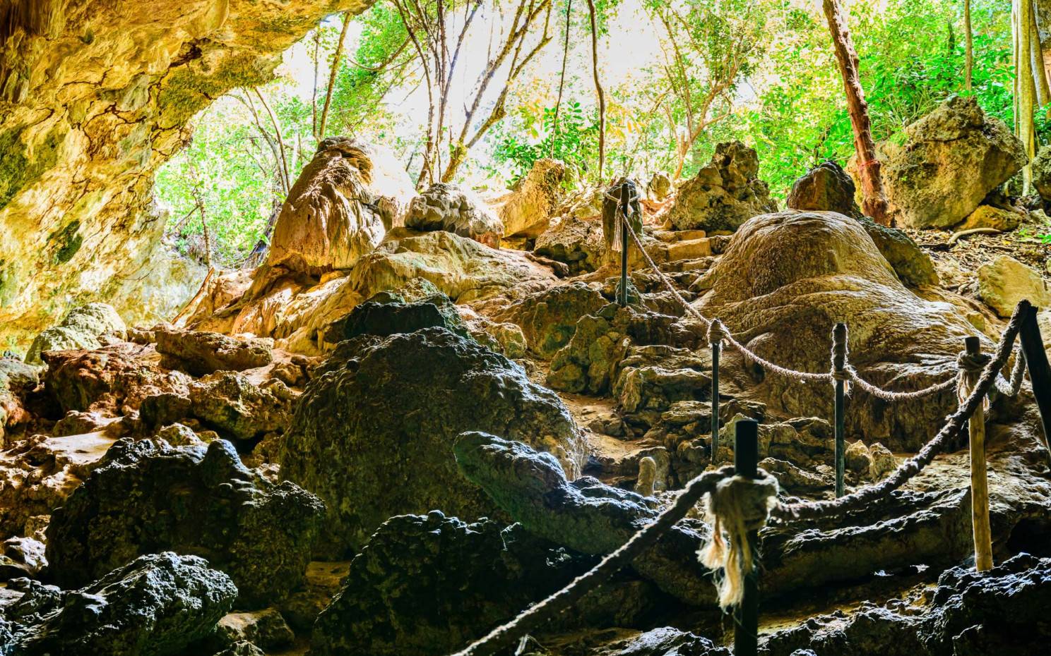 Entrance to the cave