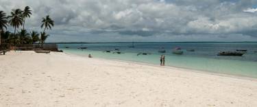 White sandy beach
