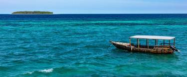 Boat at sea