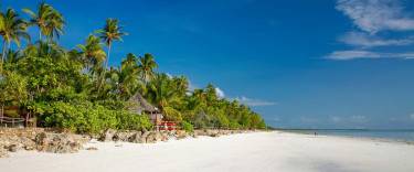 White sandy beach