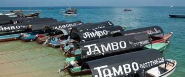 Boats at Shangani Beach