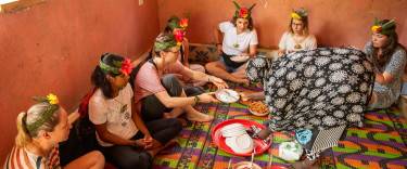 Lunch in a local home