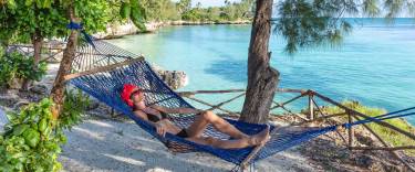 Relaxing in a hammock in Kizimkazi