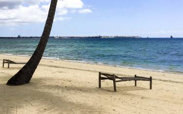 Sandy beach