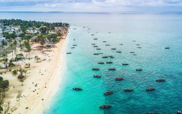 Thumbnail of Nungwi town and beach