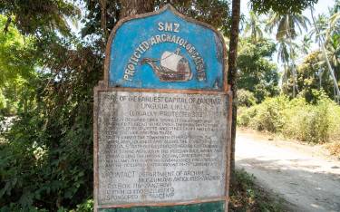 Unguja Ukuu information board