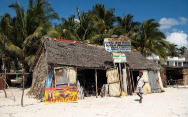 Paintings for sale on the beach