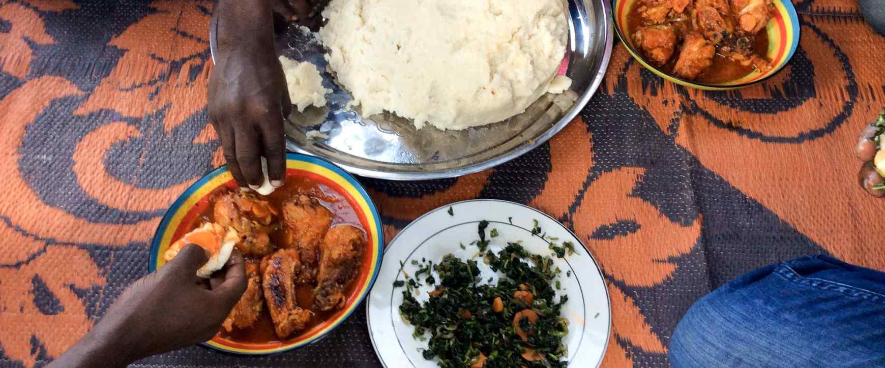 Lunch in Kuza Cave