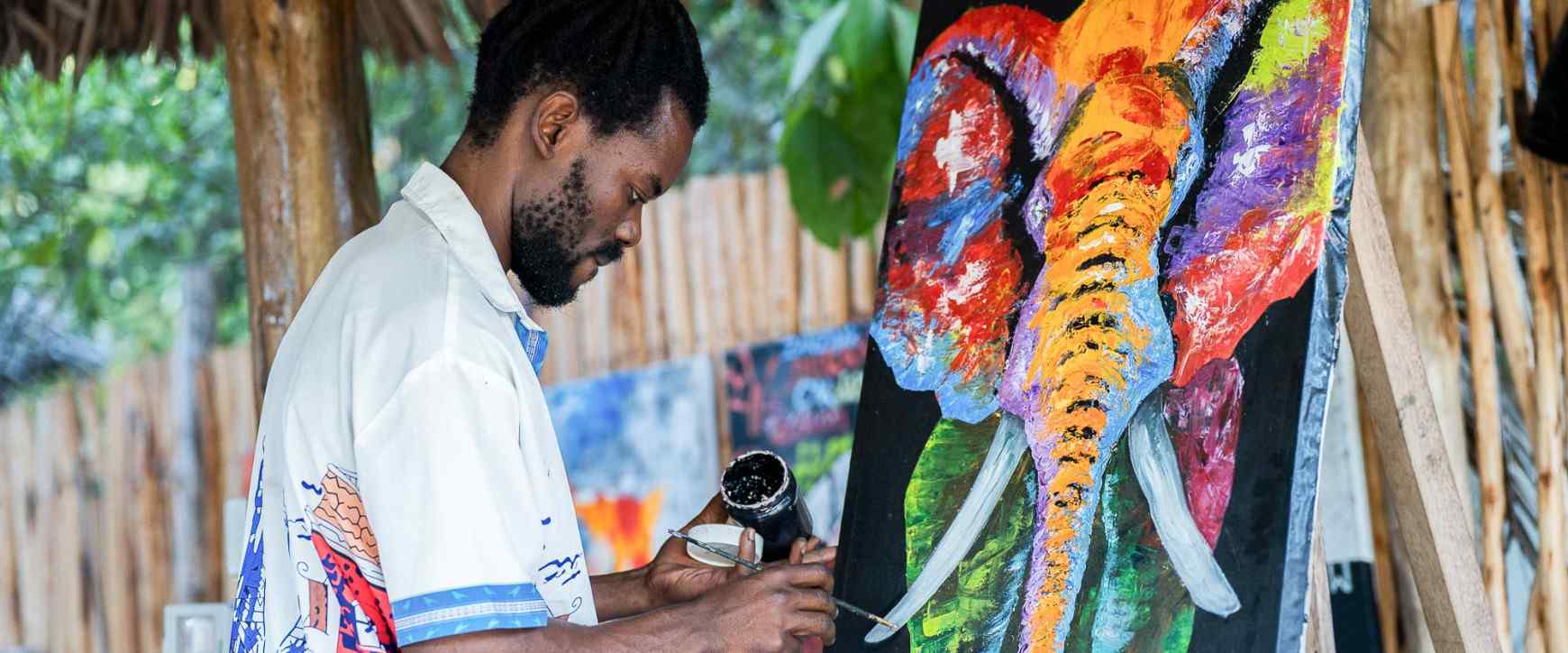 Painter at work
