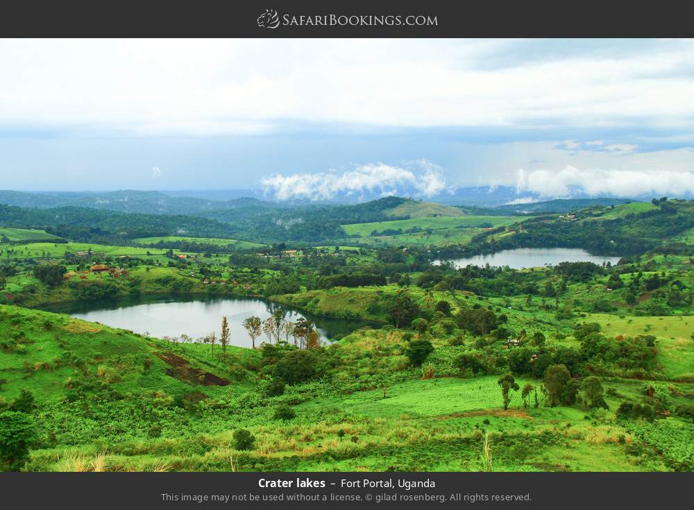 Crater lakes in Fort Portal, Uganda