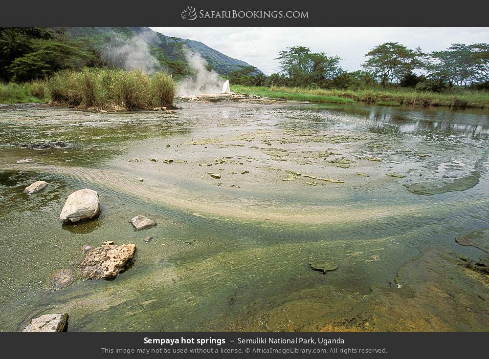 Sempaya Hot Springs in Semuliki National Park, Uganda